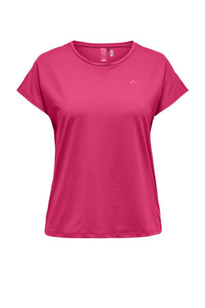 Plus Size sport T-shirt roze