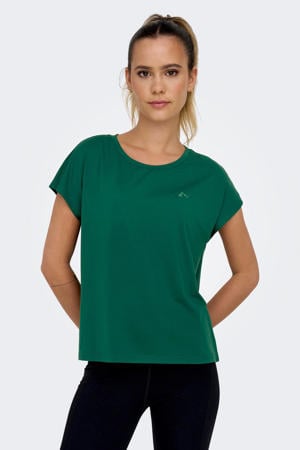 sport T-shirt ONPAUBREE groen