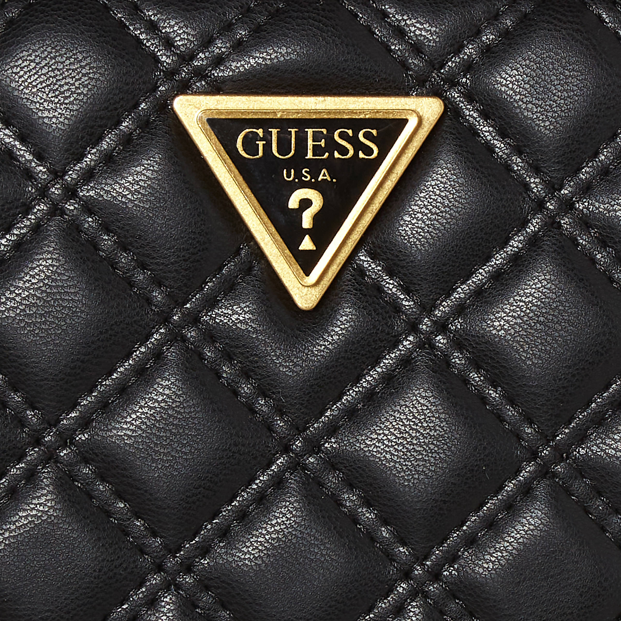 GUESS doorgestike crossbody tas Giully zwart wehkamp