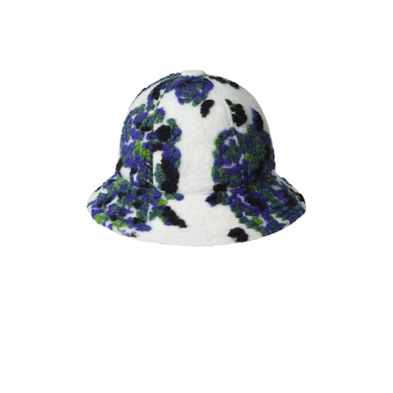 Kangol bucket hat Wooly Floral Casual ecru blauw