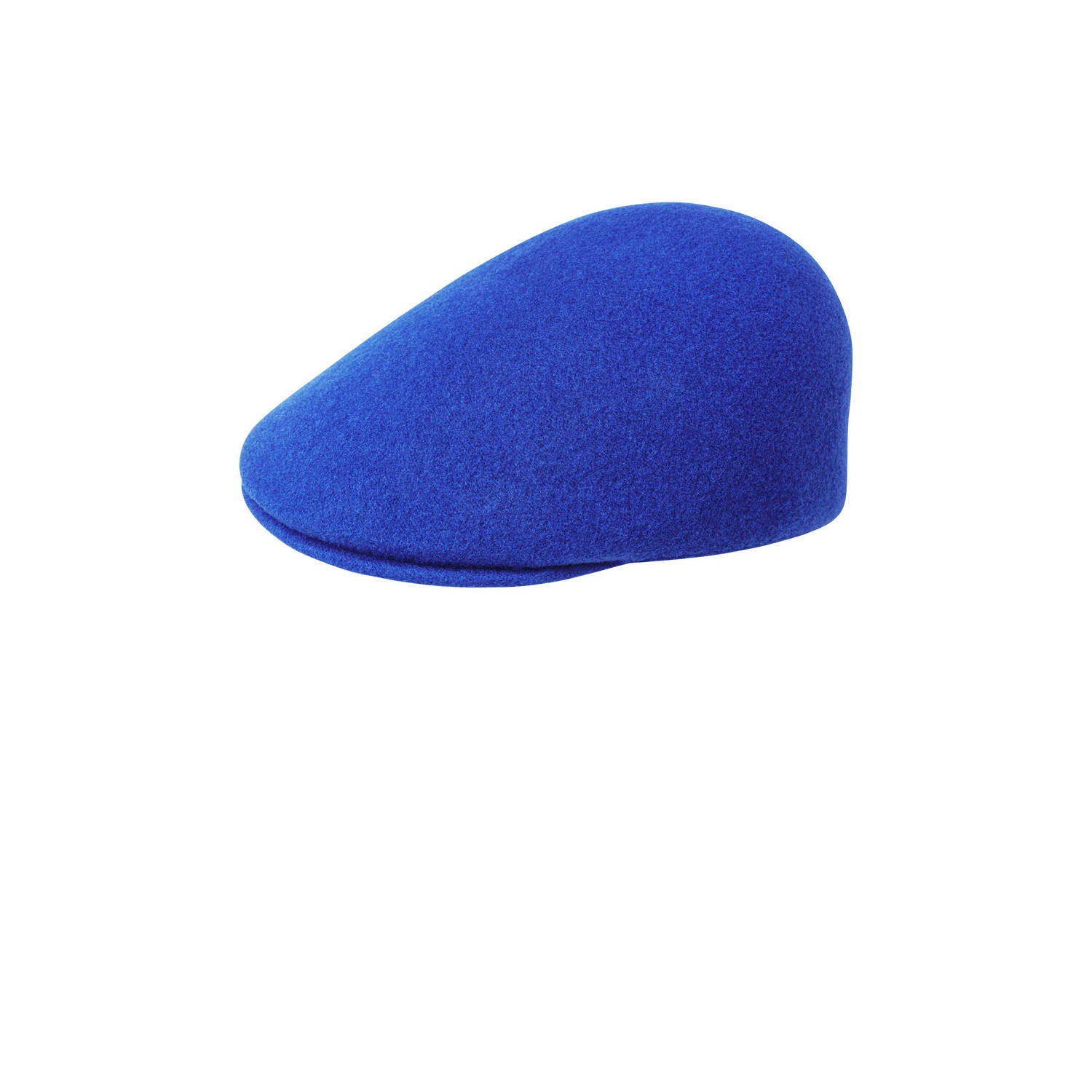 Kangol wollen flatcap Seamless Wool 507 kobaltblauw