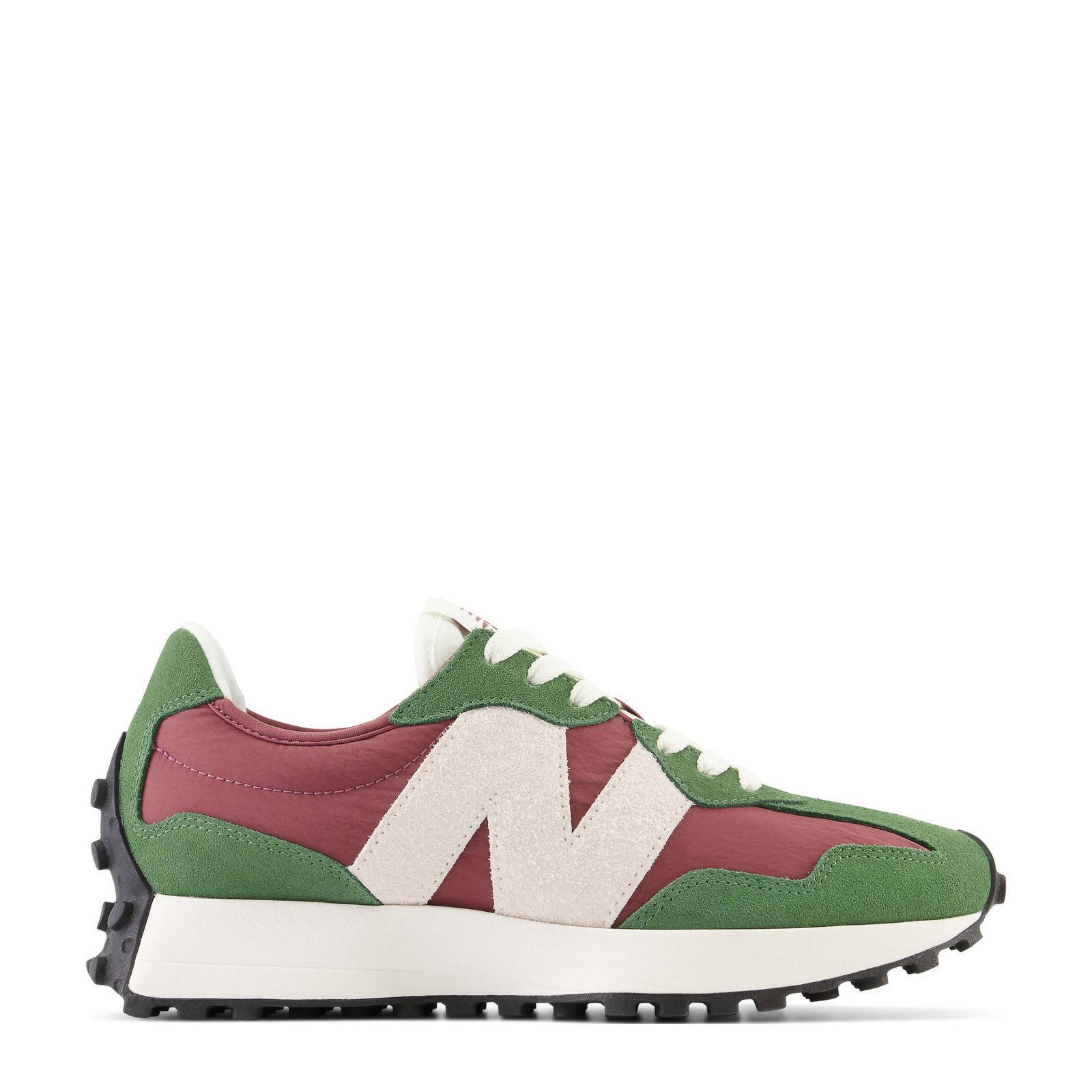 New Balance 327 sneakers groen oudroze wit wehkamp