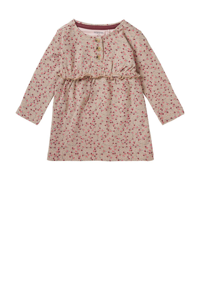 Noppies Villisca Long Sleeve Dress - Taupe Noppies Villisca Long Sleeve Dress - Taupe