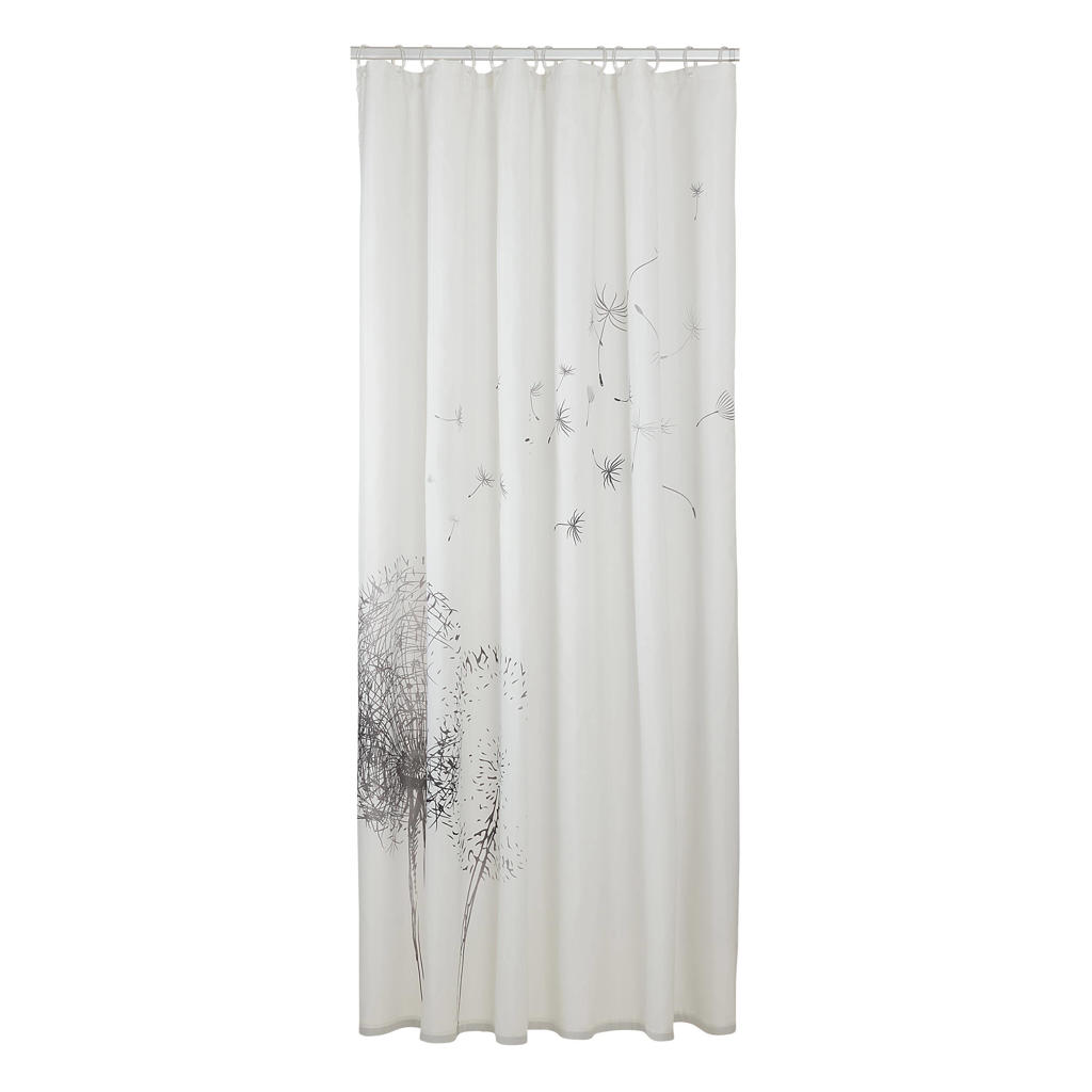 Sealskin douchegordijn Flow Polyester (180x200 cm) (wit)