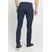 Solid slim fit pantalon Frederic ombre blue