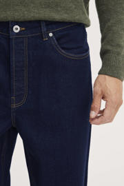 thumbnail: Solid loose fit jeans Dylan dark blue denim