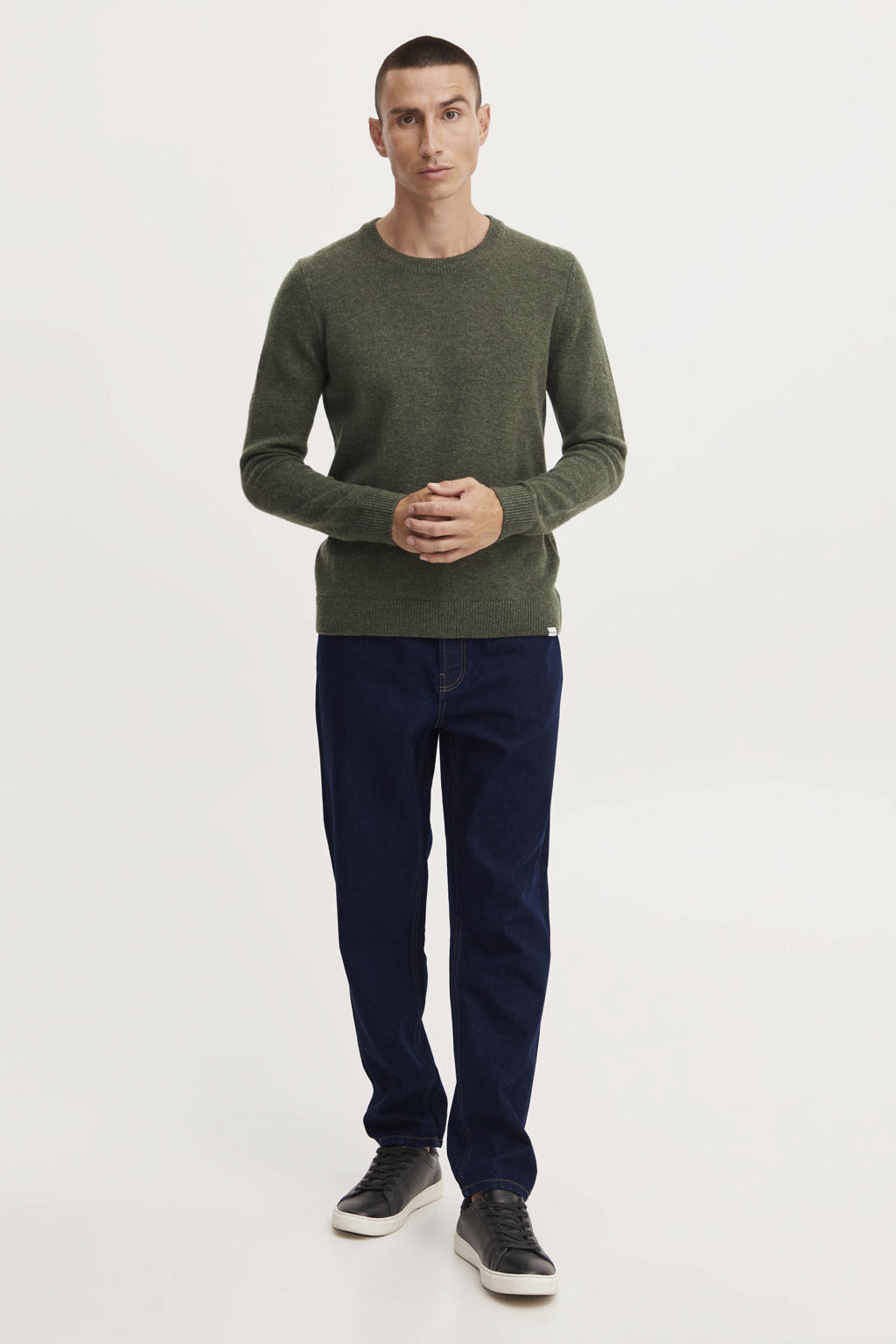 Solid loose fit jeans Dylan dark blue denim