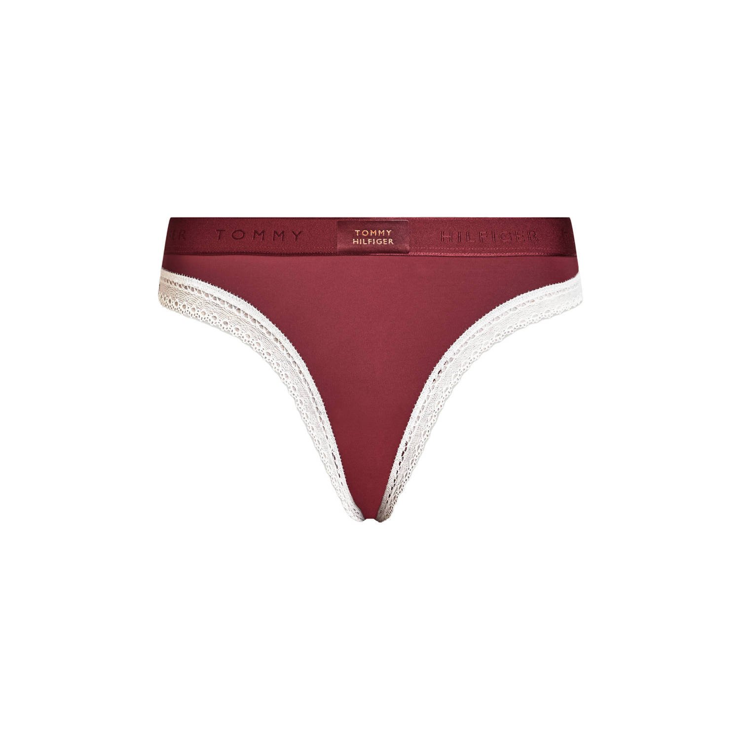 Tommy Hilfiger slip donkerrood