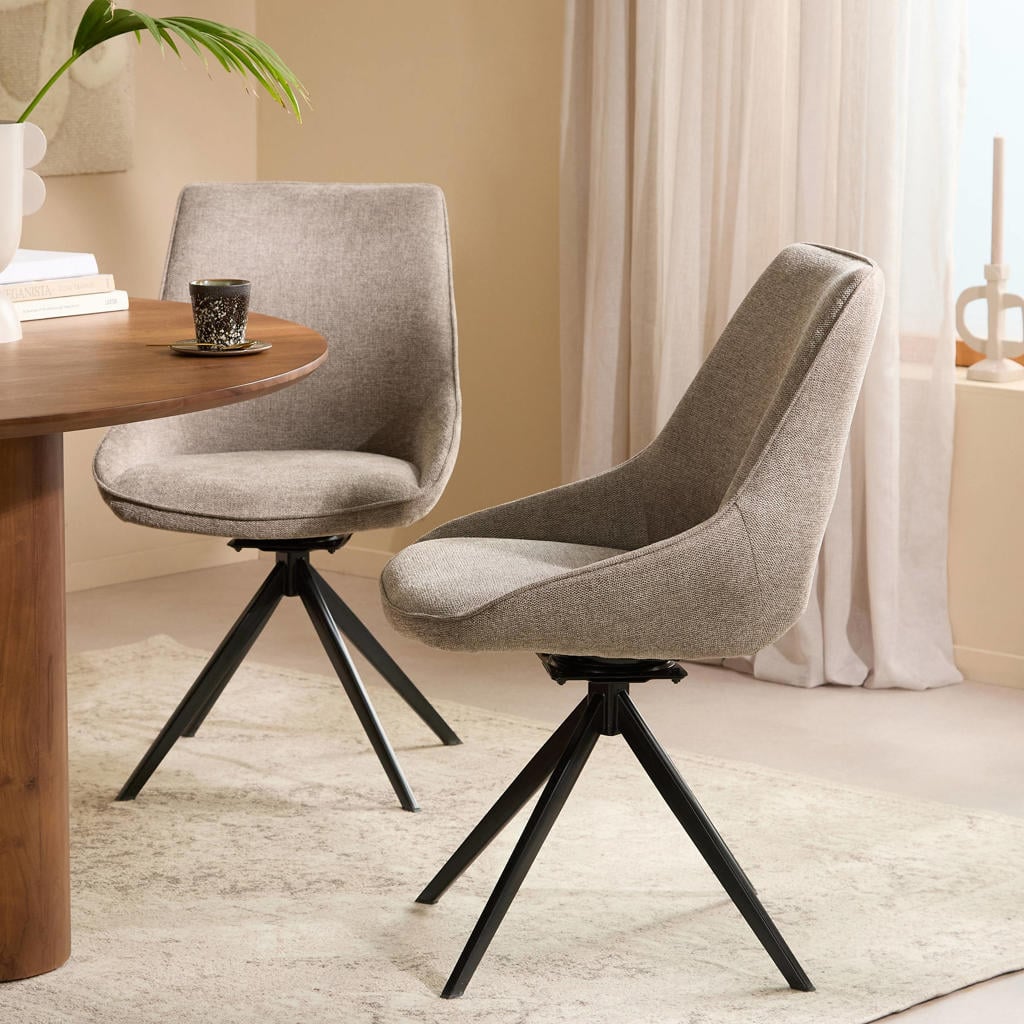 NOUS Living eetkamerstoel (set van 2) Loren