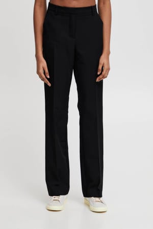 bootcut pantalon IHLEXI zwart