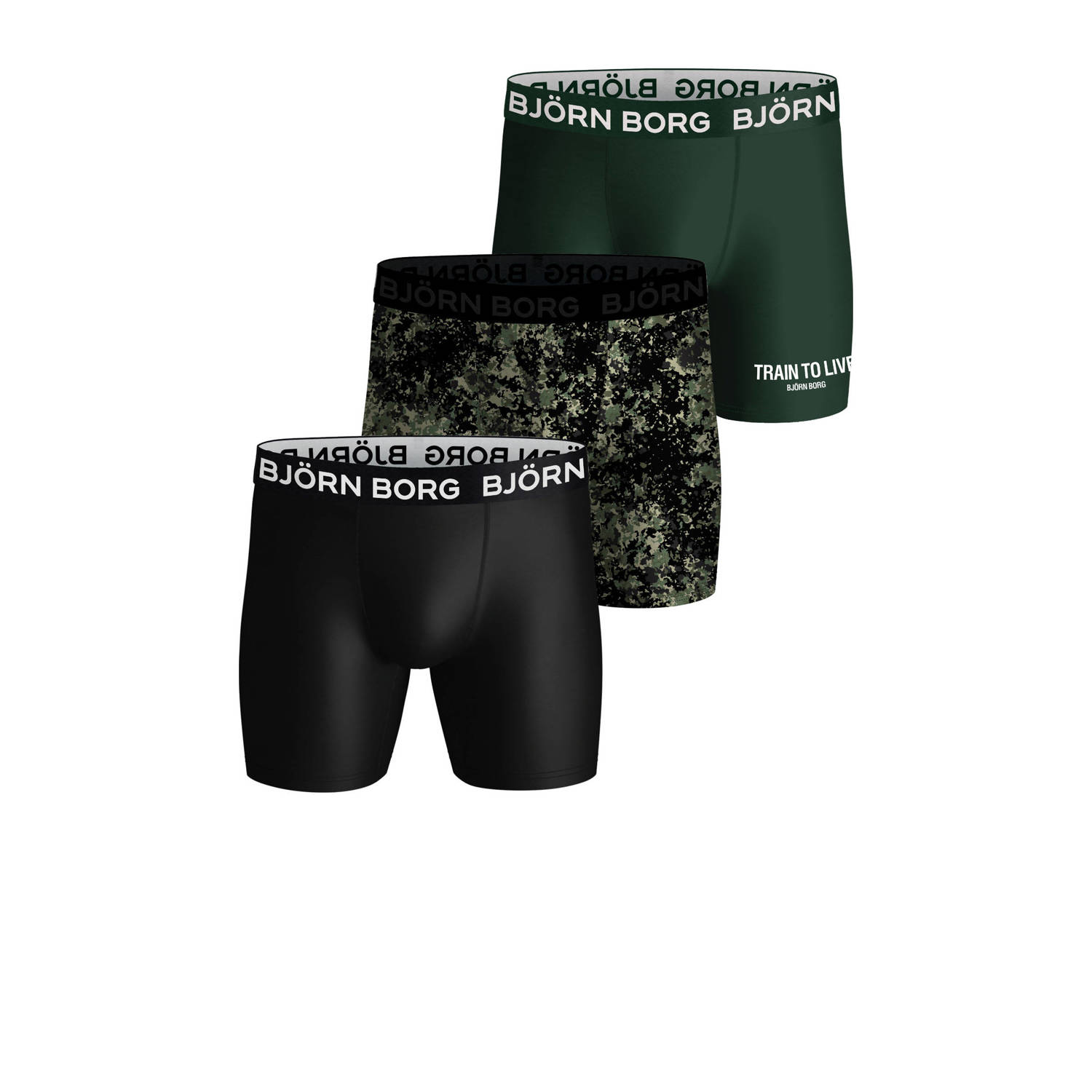 Bjorn Borg Björn Borg Performance Boxershorts Heren (3-pack)