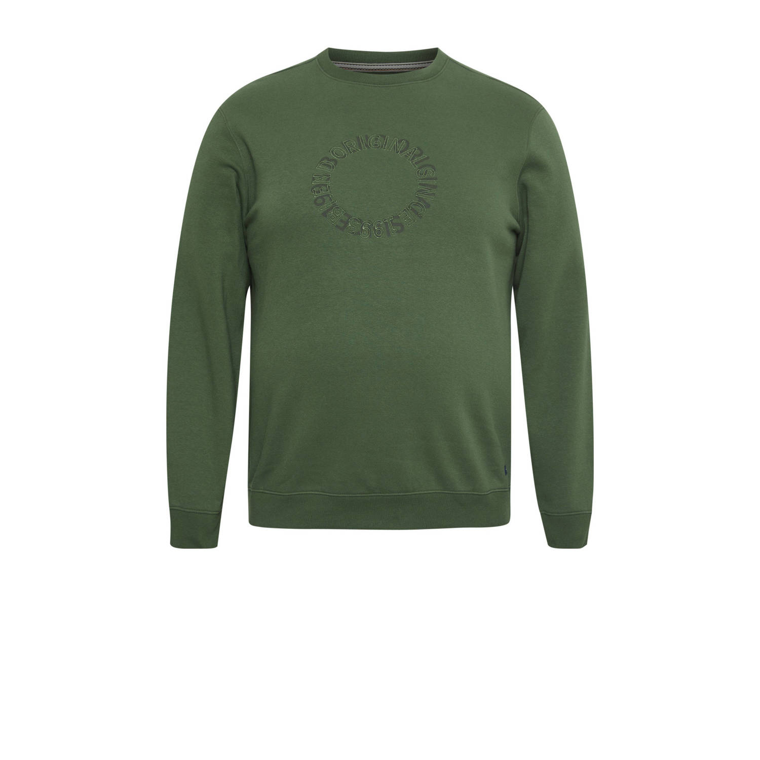 Blend Big sweater Plus Size met printopdruk greener pastures