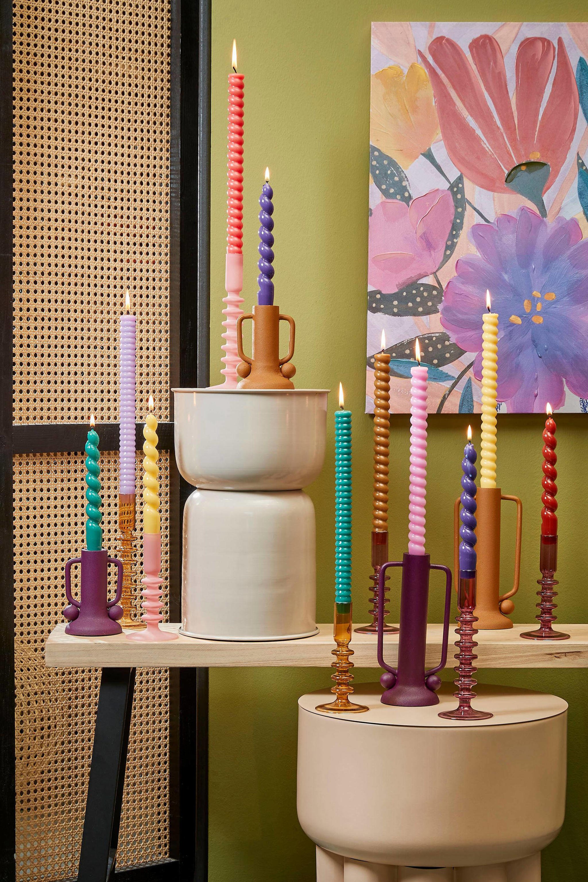 Mica Decorations dinerkaars Twist (set van 3) - Afbeelding 2