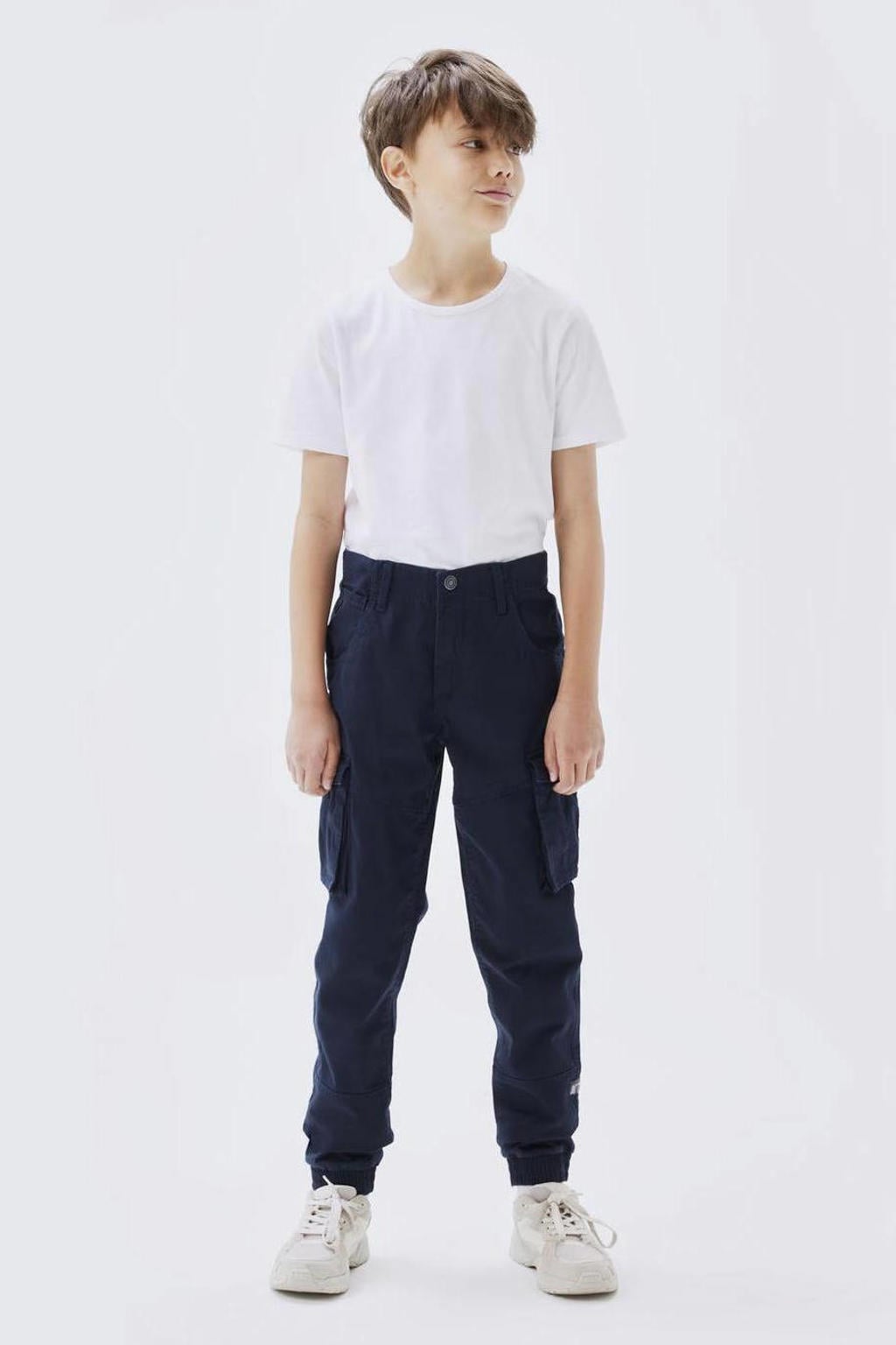 NAME IT KIDS cargobroek NKMRYAN donkerblauw