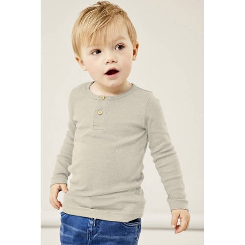 NAME IT MINI longsleeve NMMKAB beige melange afbeelding
