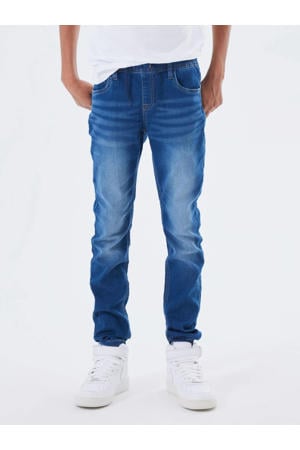 regular fit jeans NKMRYAN JOGGER dark blue denim