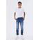 NAME IT KIDS slim fit jeans NKMRYAN JOGGER dark blue denim