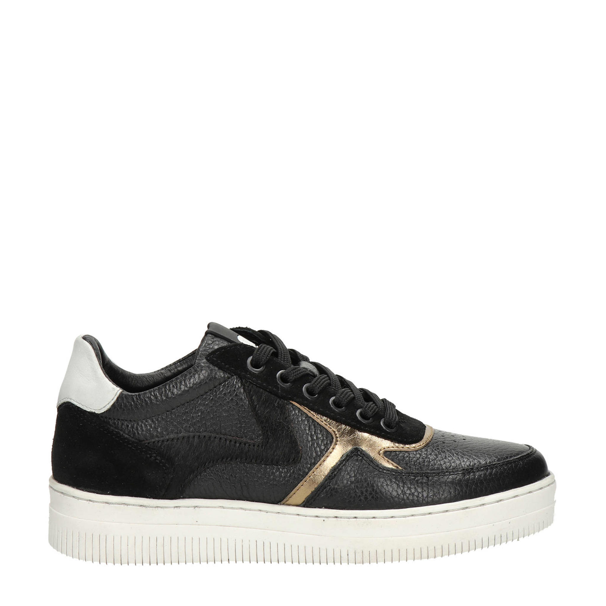 Maruti Tavi Leather Sneakers - Black main image 1