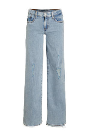 wide leg jeans lichtblauw