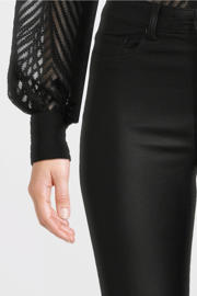 thumbnail: ONLY coated high waist skinny broek ONLALIDA zwart