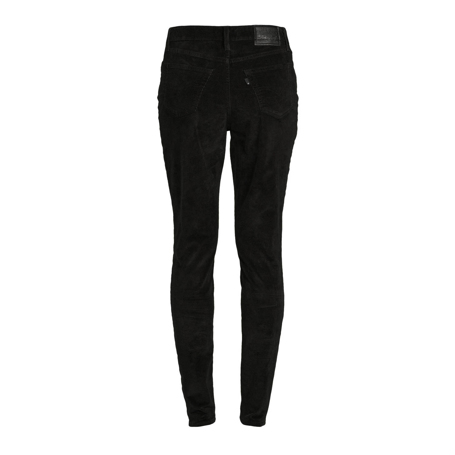 Levi's 721 corduroy high waist jeans zwart