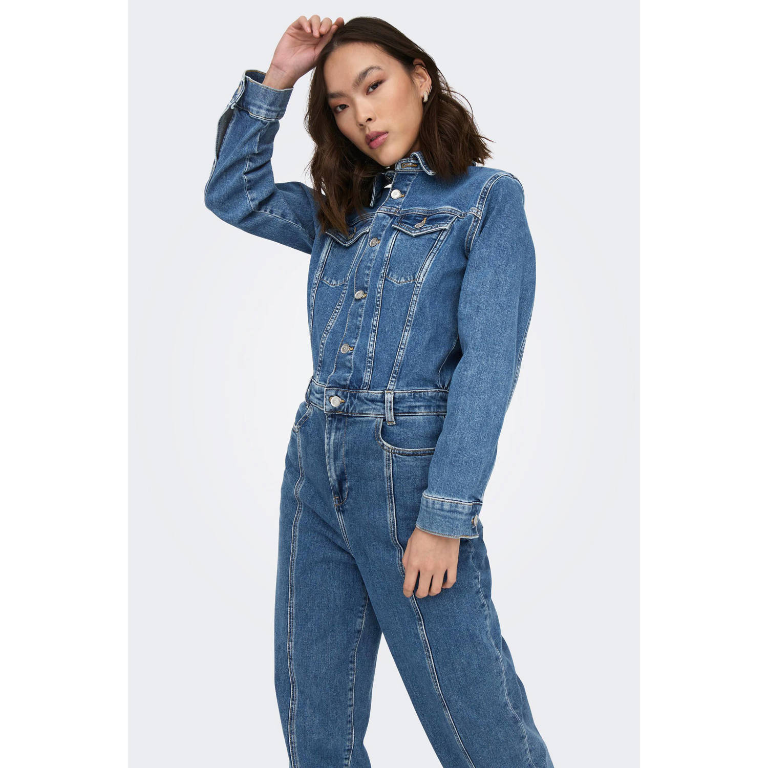 ONLY jumpsuit ONLPALMER medium blue denim