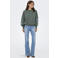 ONLY gebloemde sweater donkergroen