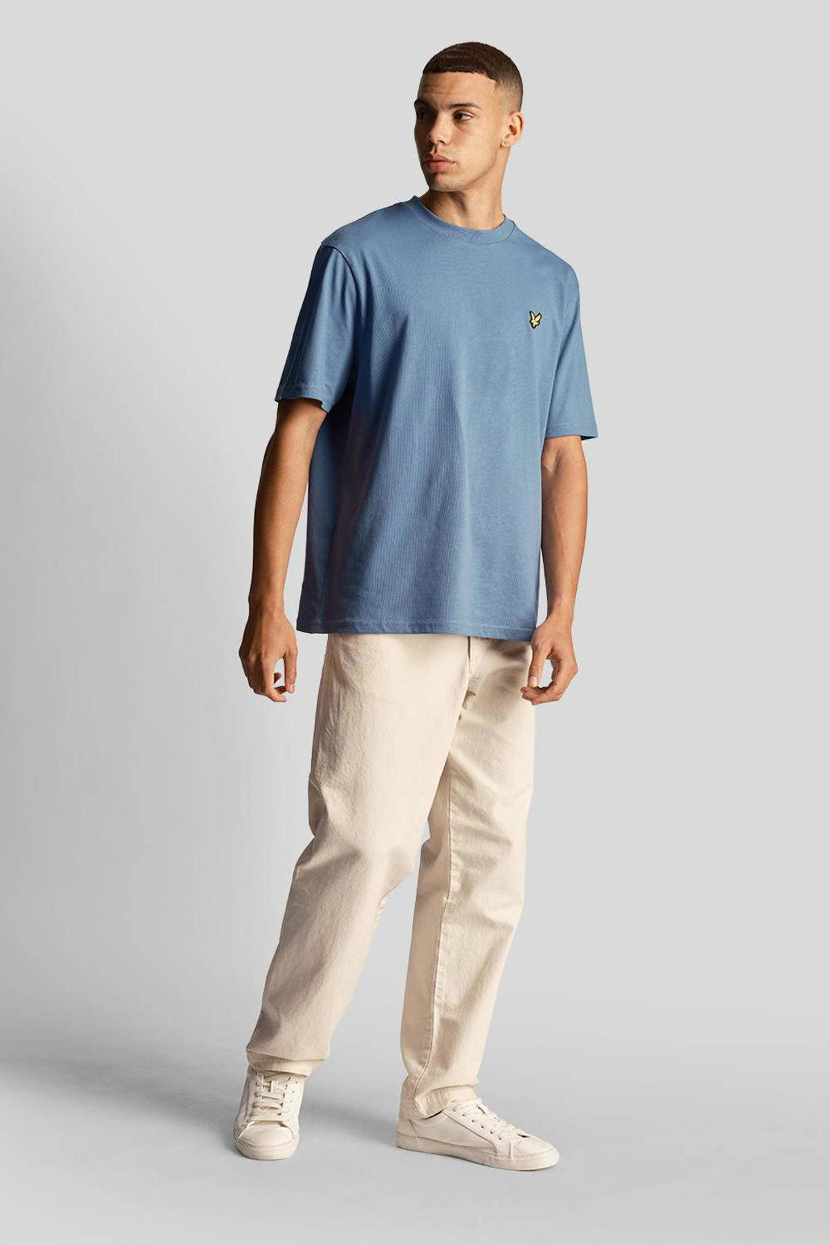 Lyle & Scott Blue Cotton T-Shirt