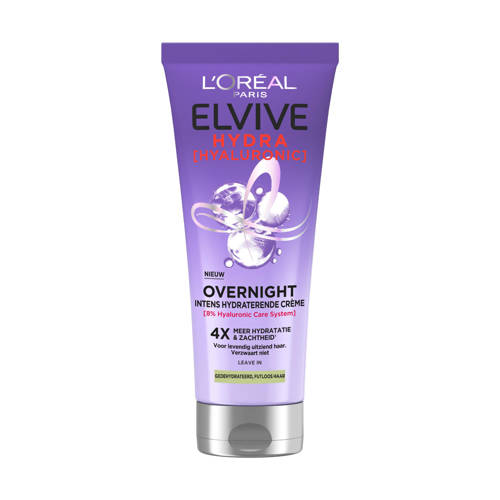 Wehkamp L'Oréal Paris Elvive Hydra Hyaluronic overnight cream - 200 ml aanbieding