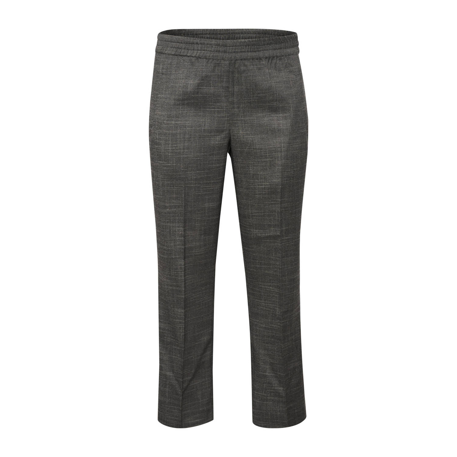 Kaffe Curve regular fit pantalon grijs