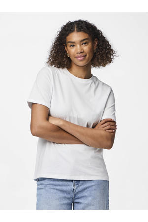 T-shirt PCRIA van katoen wit