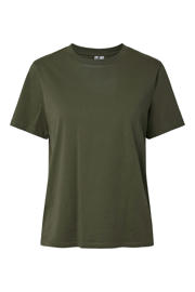 thumbnail: PIECES T-shirt PCRIA van katoen groen