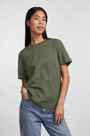 thumbnail: PIECES T-shirt PCRIA van katoen groen