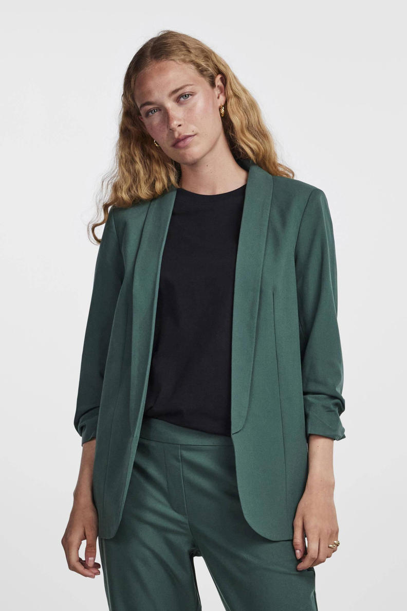 Pieces - Blazer Avec Manches Froncées - Bleu Dégradé