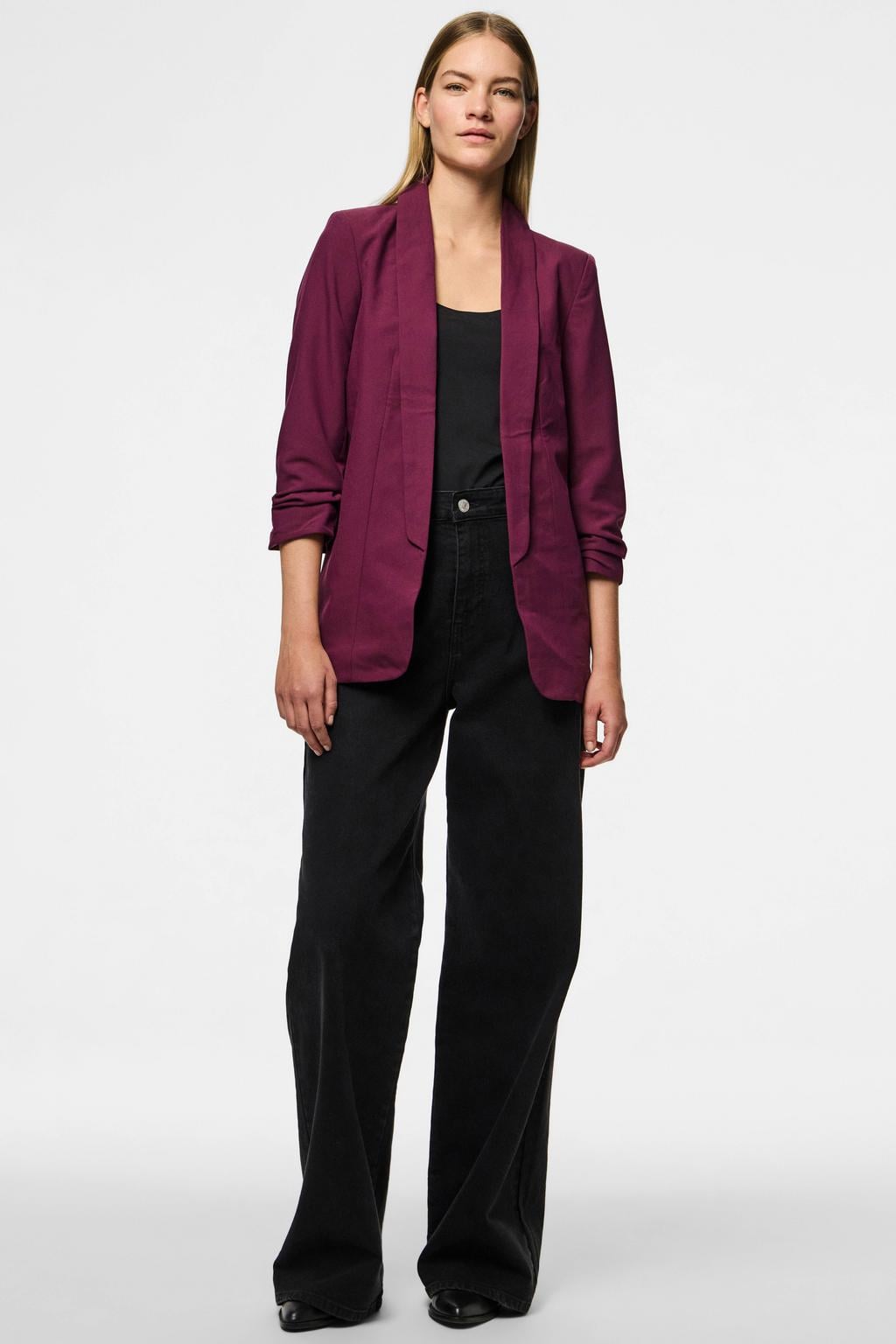 PIECES blazer PCBOSELLA paars