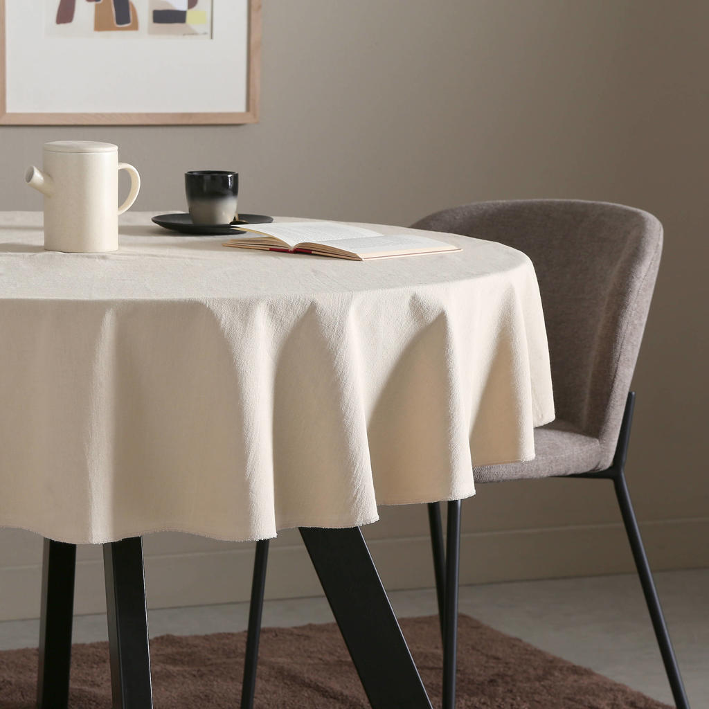 NOUS Living tafelkleed rond zand(Ø160 cm)