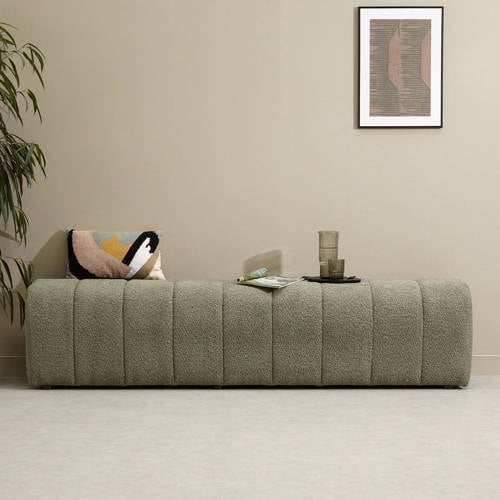 Studio LIVIT eetkamerbank Kyo 211 cm - olive