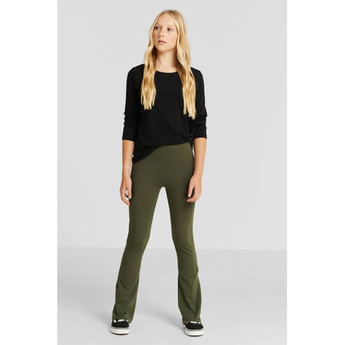anytime flared legging - set van 2 khaki afbeelding