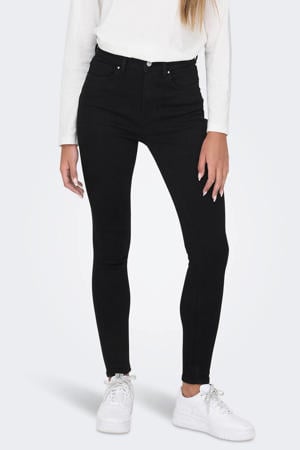 high waist skinny jeans ONLMILA  zwart