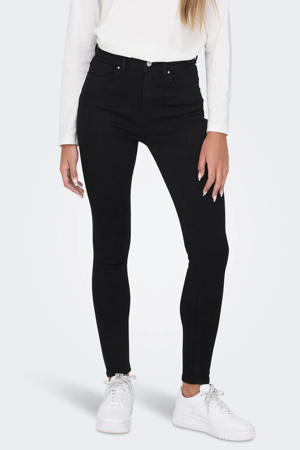 high waist skinny jeans ONLMILA  zwart