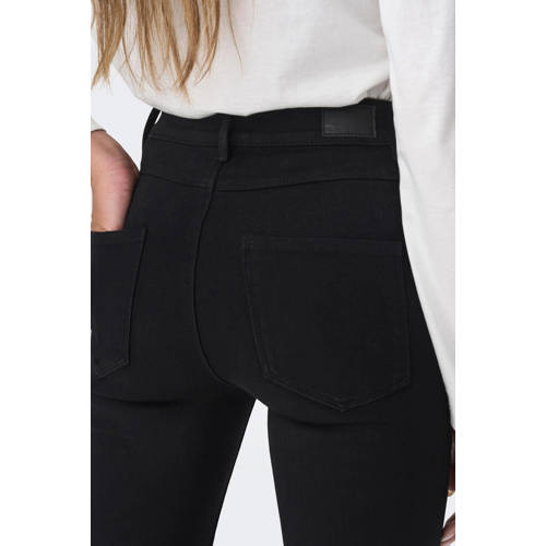 ONLY high waist skinny jeans ONLMILA zwart afbeelding