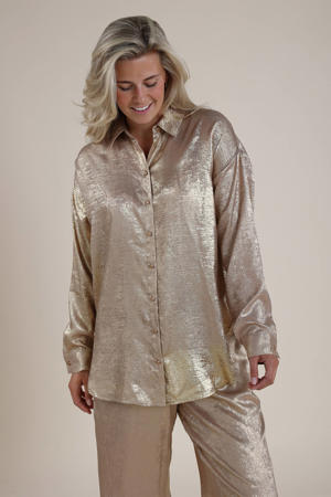 blouse Melania  goud