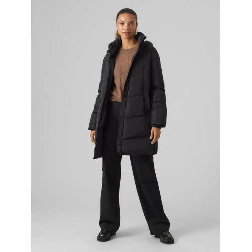 VERO MODA gewatteerde jas VMHALSEY zwart afbeelding
