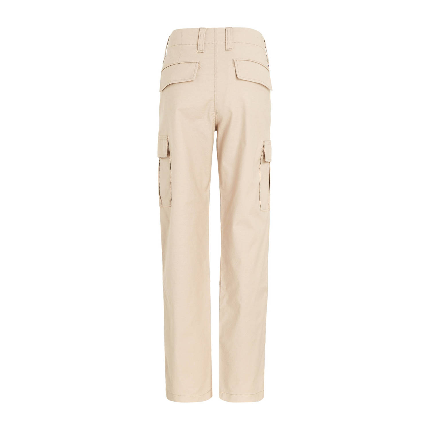 Tommy Hilfiger straight fit cargobroek CHELSEA beige