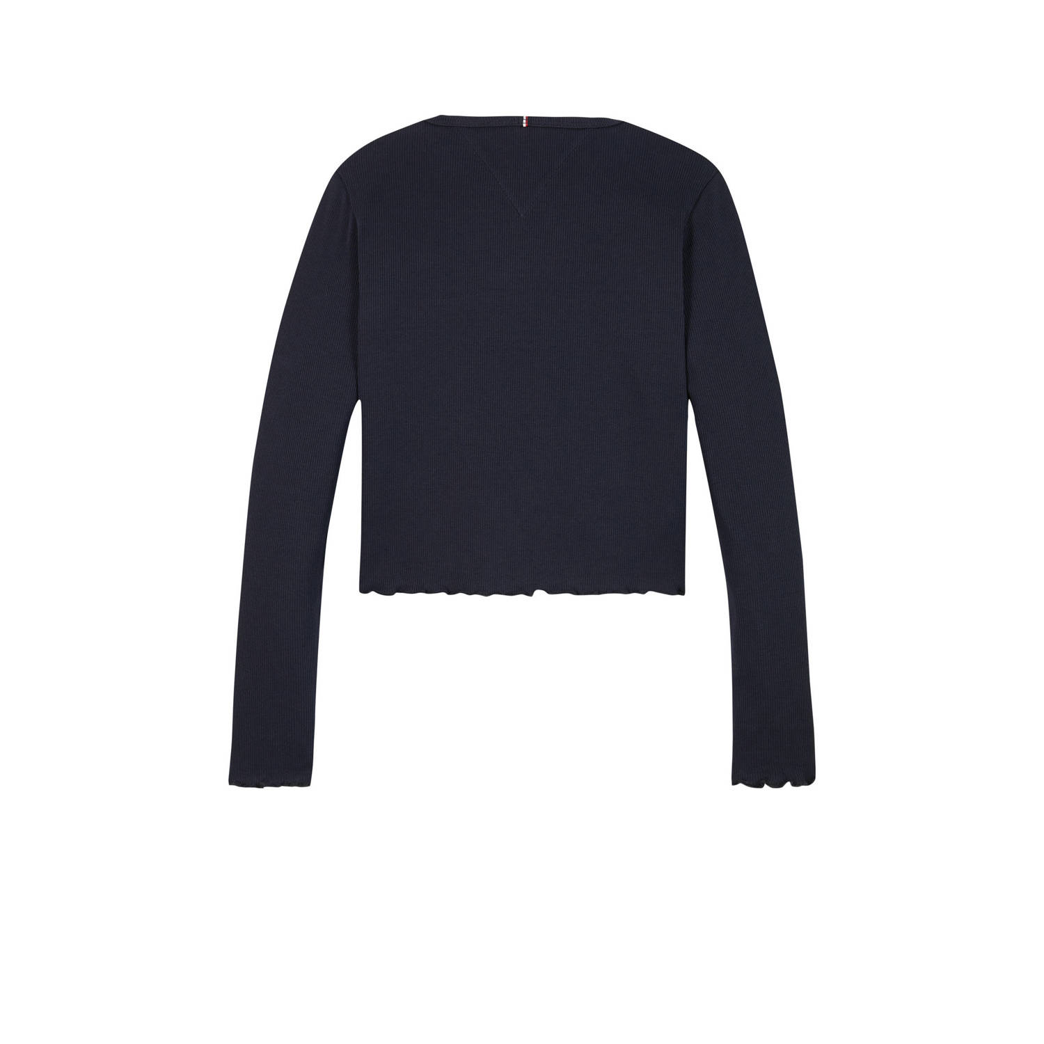 Tommy Hilfiger longsleeve ESSENTIAL RIB donkerblauw