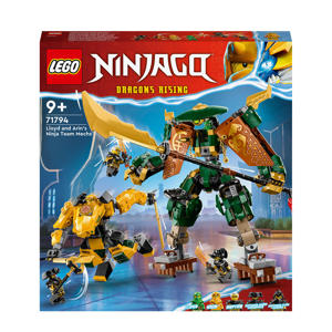 Wehkamp LEGO Ninjago Lloyd en Arins ninjateammecha 71794 aanbieding