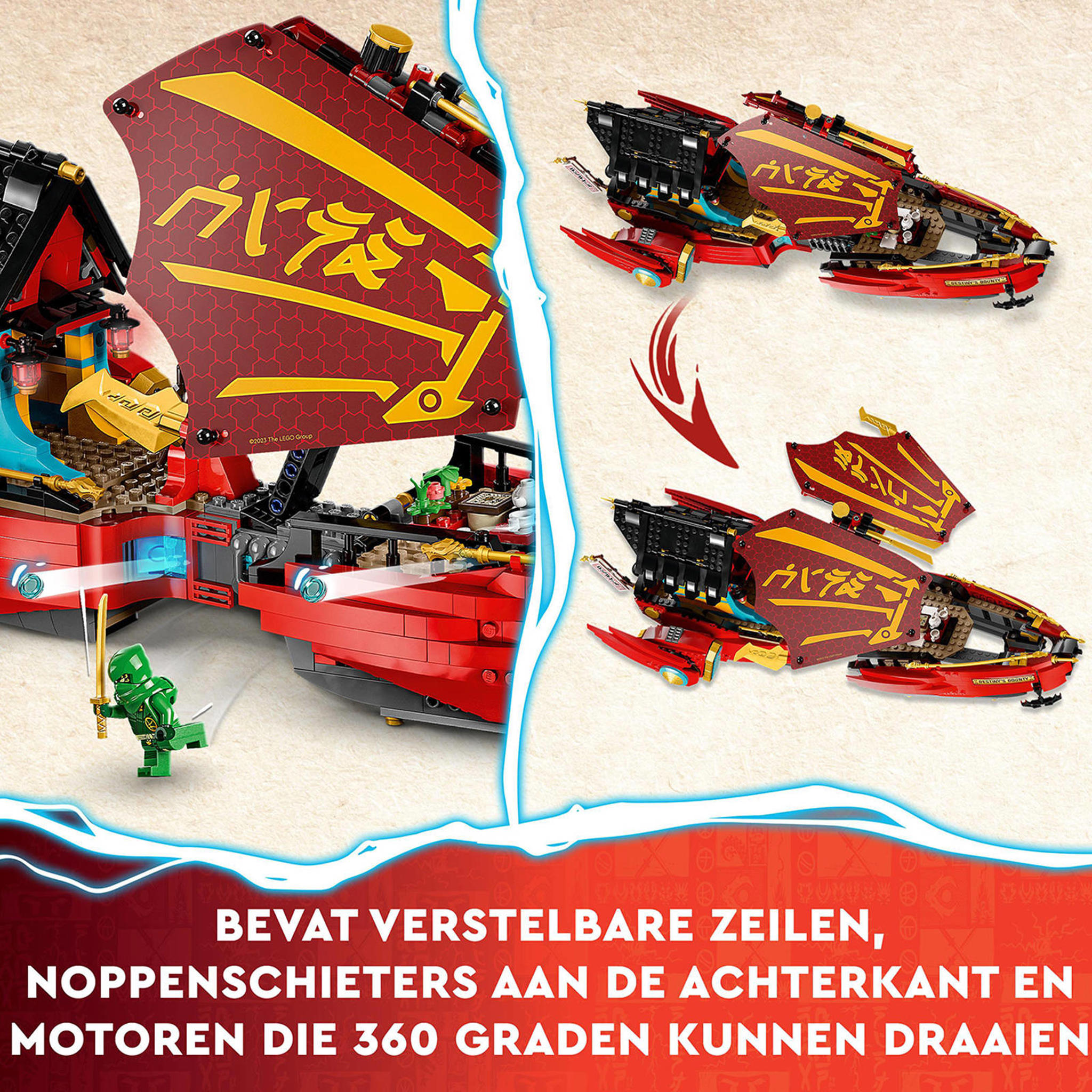 LEGO Ninjago Destiny's Bounty - race tegen de klok 71797 | wehkamp