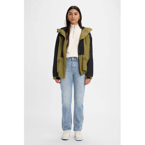 Levi's 501 straight leg jeans light blue denim afbeelding
