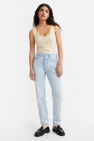501 81 straight leg jeans light blue denim