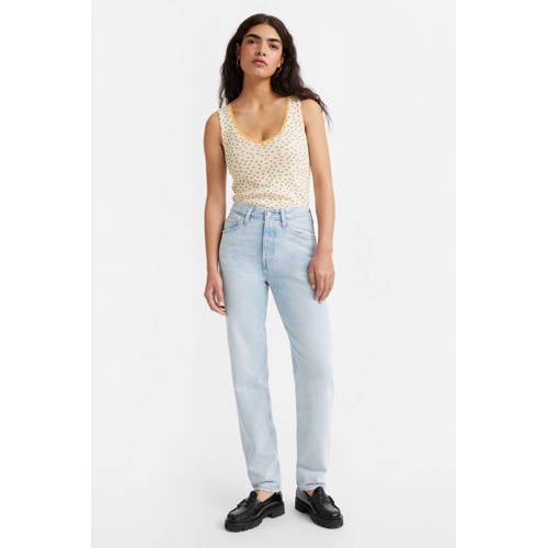 Levi's 501 81 straight fit jeans light blue denim